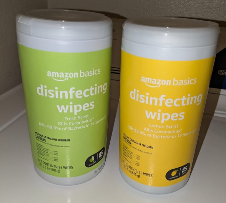 Amazon Basics Disinfecting Wipes