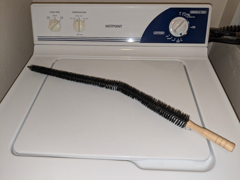 dryer lint brush