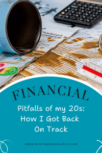 Financial mistakes pin for pinterest